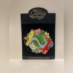 Disney Auctions Lilo and Stitch in Rocket Cars Spinner Jumbo Disney Pin LE500